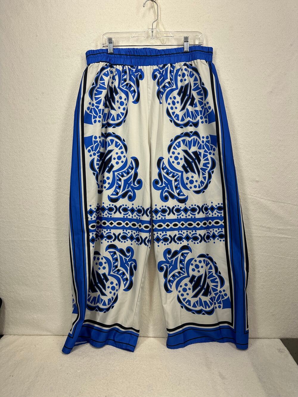 Sweet Rain Hankerchief Flowy Beachy Dress Pants Size 1X European Summer Flowy